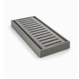 100x100x21mm Gunmetal Ezy Flow Floor Grate Aquaperla