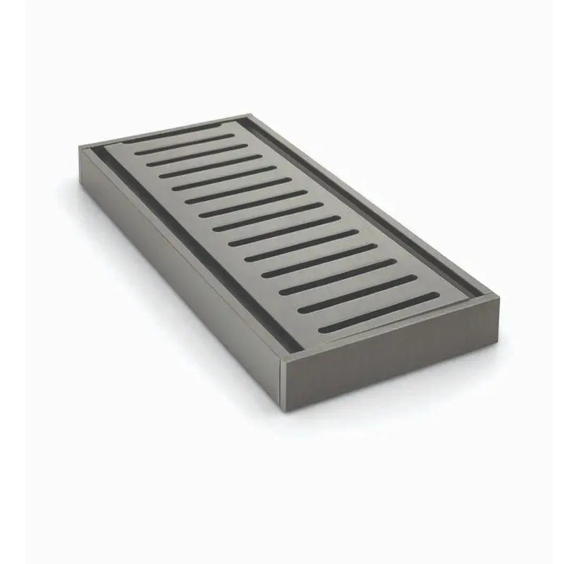 100x100x21mm Gunmetal Ezy Flow Floor Grate Aquaperla