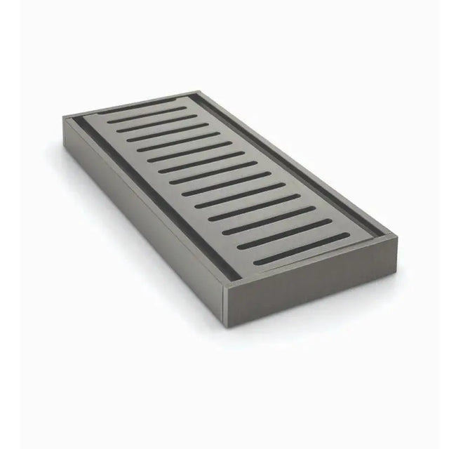 100x100x21mm Gunmetal Ezy Flow Floor Grate Aquaperla