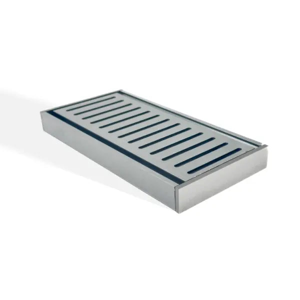 100x100x21mm Gunmetal Ezy Flow Floor Grate Aquaperla