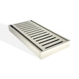 100x100x21mm Brushed Nickel Ezy Flow Floor Grate Aquaperla