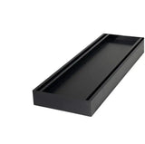 100x100x21mm Brushed Black Ezy Flow Tile Insert Grate Aquaperla