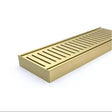 100x100x26mm Brushed Gold Ezy Flow Floor Grate Aquaperla