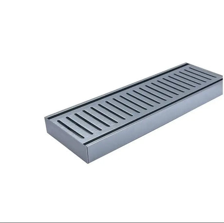 100x100x26mm Brushed Silver Ezy Flow Floor Grate Aquaperla