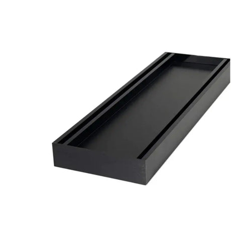 100x100x26mm Brushed Black Ezy Flow Tile Insert Grate Aquaperla