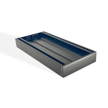 100x100x26mm Brushed Black Ezy Flow Tile Insert Grate Aquaperla
