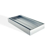 100x100x26mm Brushed Silver Ezy Flow Tile Insert Grate Aquaperla