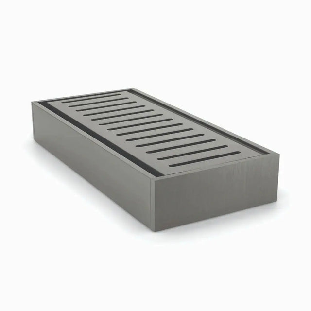 100x100x35mm Gunmetal Ezy Flow Floor Grate Aquaperla