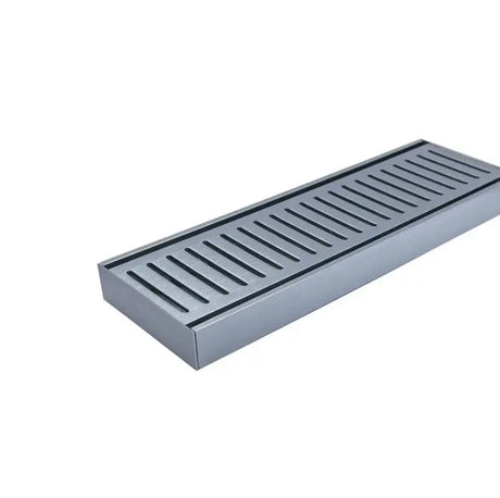 100x100x35mm Brushed Silver Ezy Flow Floor Grate Aquaperla