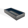100x100x35mm Brushed Black Ezy Flow Tile Insert Grate Aquaperla