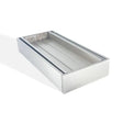 100x100x35mm Brushed Nickel Ezy Flow Tile Insert Grate Aquaperla