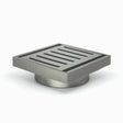 100*100*14mm Gun Metal Ezy Flow Guard Floor Waste Aquaperla