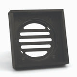 Muses Brushed Black Ezy Flow Floor Waste 100*100*21mm Aquaperla