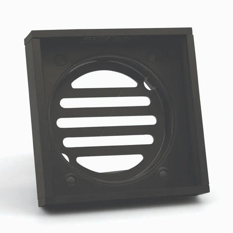 Muses Brushed Black Ezy Flow Floor Waste 100*100*21mm Aquaperla