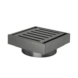 100*100*21mm Gun Metal Ezy Flow Guard Floor Waste Aquaperla