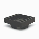 100*100*21mm Brushed Black Ezy Flow Guard Floor Waste Insert Aquaperla