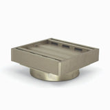 100*100*21mm Brushed Nickel Ezy Flow Guard Floor Waste Insert Aquaperla