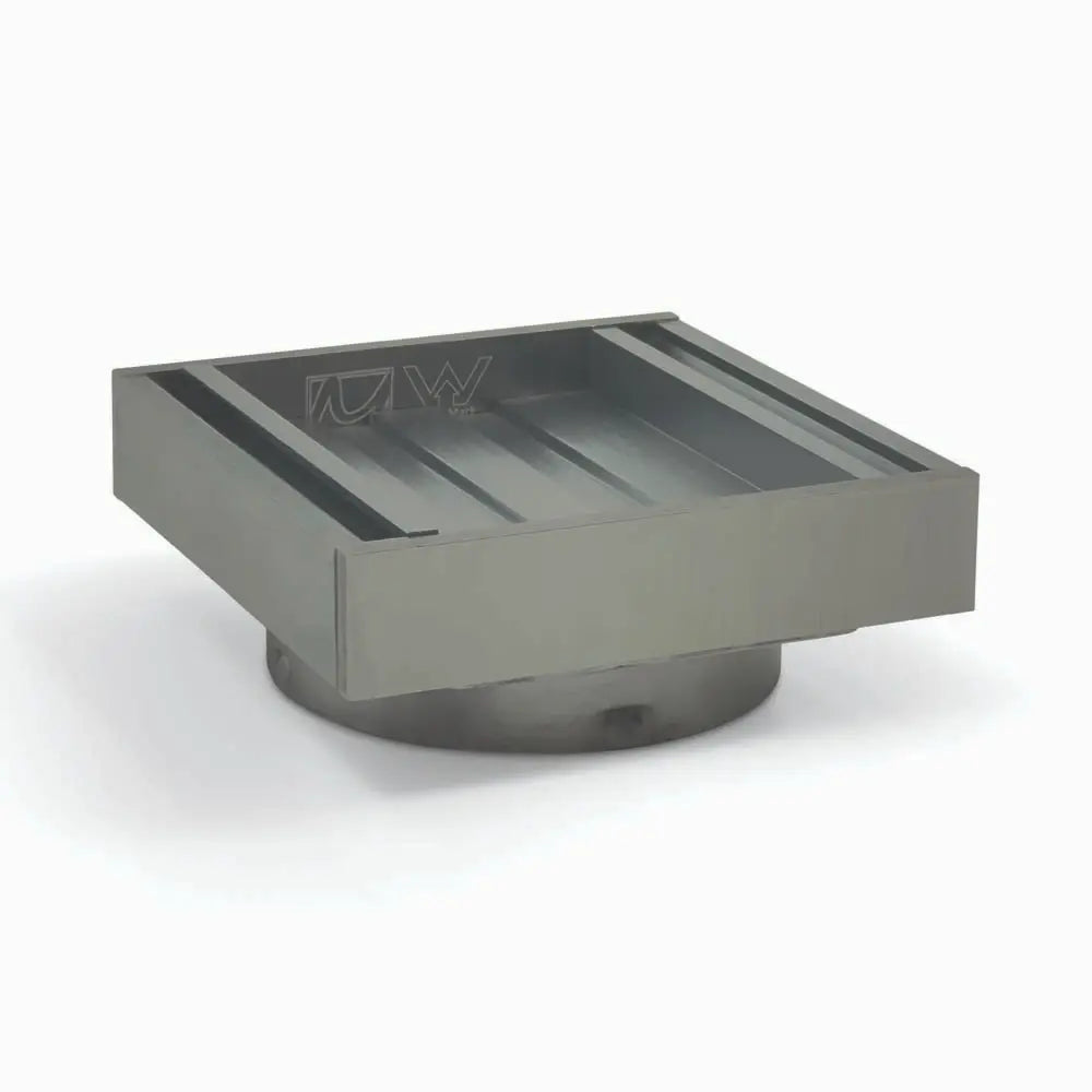 100*100*21mm Gun Metal Ezy Flow Guard Floor Waste Insert Aquaperla