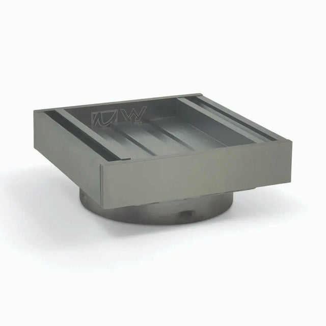 100*100*21mm Gun Metal Ezy Flow Guard Floor Waste Insert Aquaperla