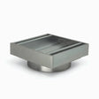 100*100*21mm Brushed Silver Ezy Flow Guard Floor Waste Insert Aquaperla