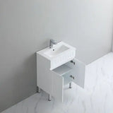 ACACIA SHAKER PVC Floor Vanity 600 Poseidon
