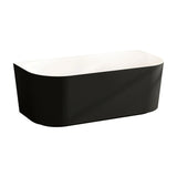 Musen Ultra-Thin Back-to-Wall Bathtub - Gloss White mercioaustralia