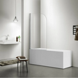 Semi Frameless Pivot Over bath Screen ozcovey