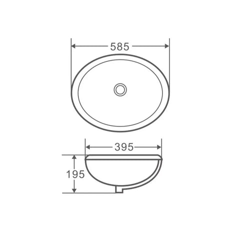 Nue R59 Undercounter Basin mercioaustralia