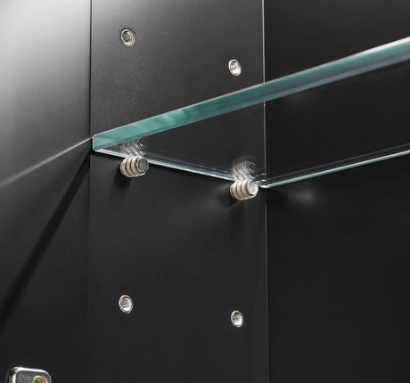 Olivia LED Mirror Cabinet 450X900X155mm Poseidonbk