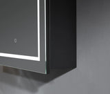Olivia LED Mirror Cabinet 450X900X155mm Poseidonbk