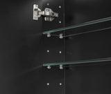 Olivia LED Mirror Cabinet 450X900X155mm Poseidonbk