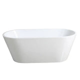 Ovia Gloss White Free Standing Bathtub 1700*830*580mm Poseidonbk