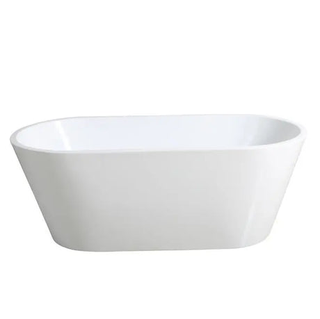 Ovia Gloss White Free Standing Bathtub 1700*830*580mm Poseidonbk