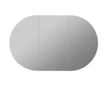 Olivia Mirror Cabinet OPLSV1275MW Poseidonbk