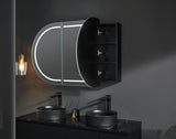 Olivia LED Mirror Cabinet 1500X800X155mm Poseidonbk