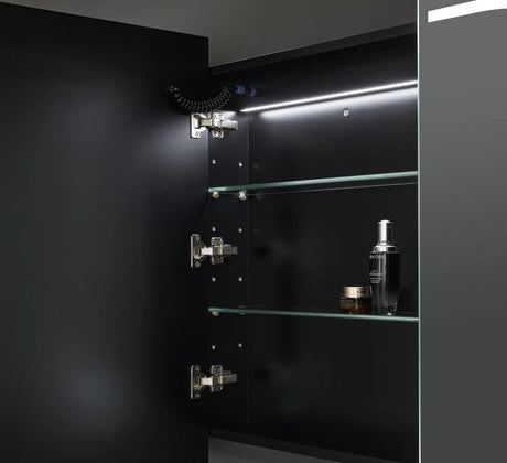 Olivia LED Mirror Cabinet 1500X800X155mm Poseidonbk