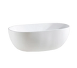 Olivia Matte White Free Standing Bathtub 1530*770*555mm Poseidonbk