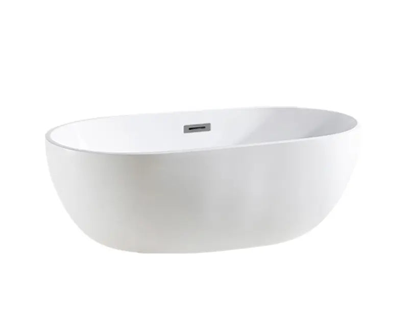 Olivia Gloss White Free Standing Bathtub 1530*770*555mm Poseidonbk