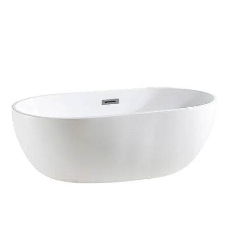 Olivia Gloss White Free Standing Bathtub 1690*805*550mm Poseidonbk