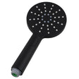 Black 3 Functions Handheld Shower Aquaperla