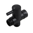 Black Bidet Diverter Aquaperla
