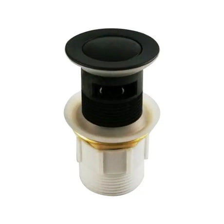 32mm Matt Black Pop Up Waste Overflow Aquaperla