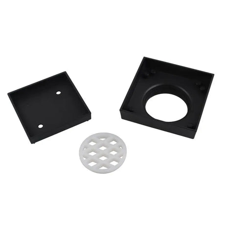 115x115mm Black Tile Insert Drain Aquaperla
