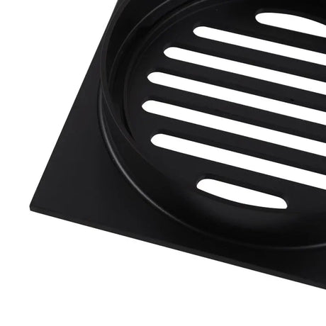110x110mm Black Floor Drain Aquaperla