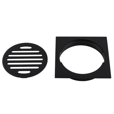 110x110mm Black Floor Drain Aquaperla