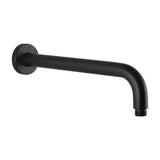 400mm Black Wall Shower Arm Aquaperla