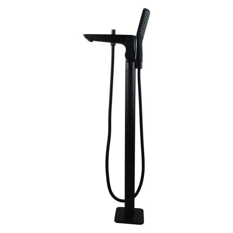Black Freestanding Tap with Handheld Shower Aquaperla