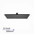 300mm Black Shower Head Aquaperla