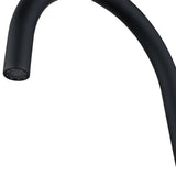 MOON - Black Swivel Basin Mixer Aquaperla