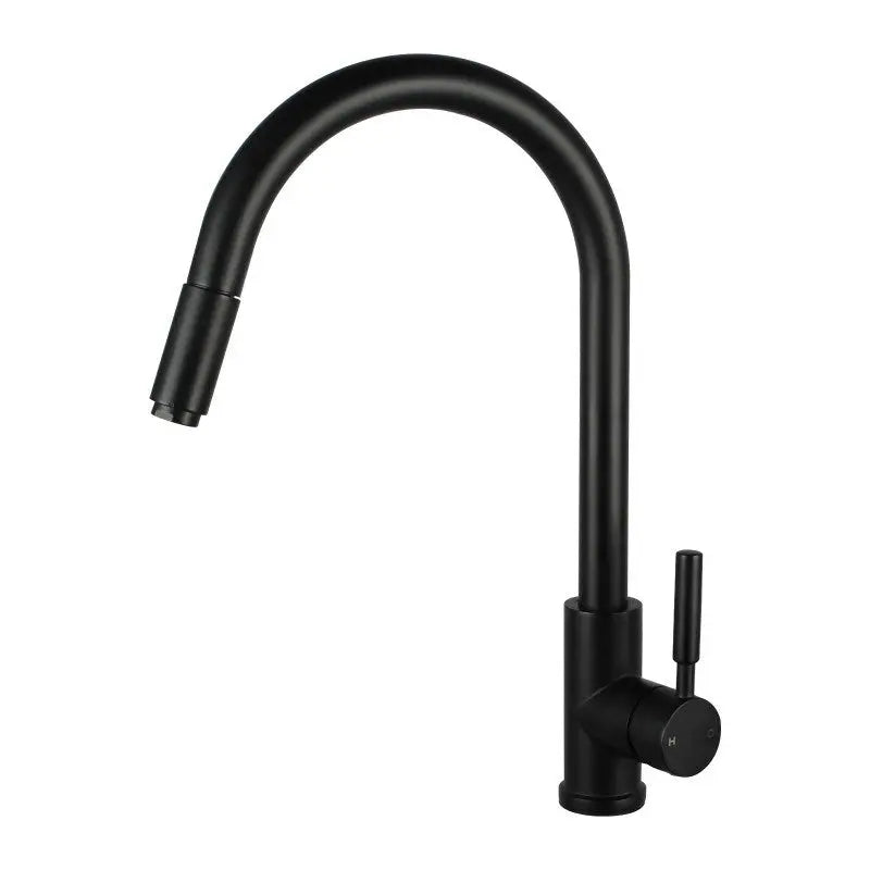 Black Pull Out Kitchen Mixer Aquaperla